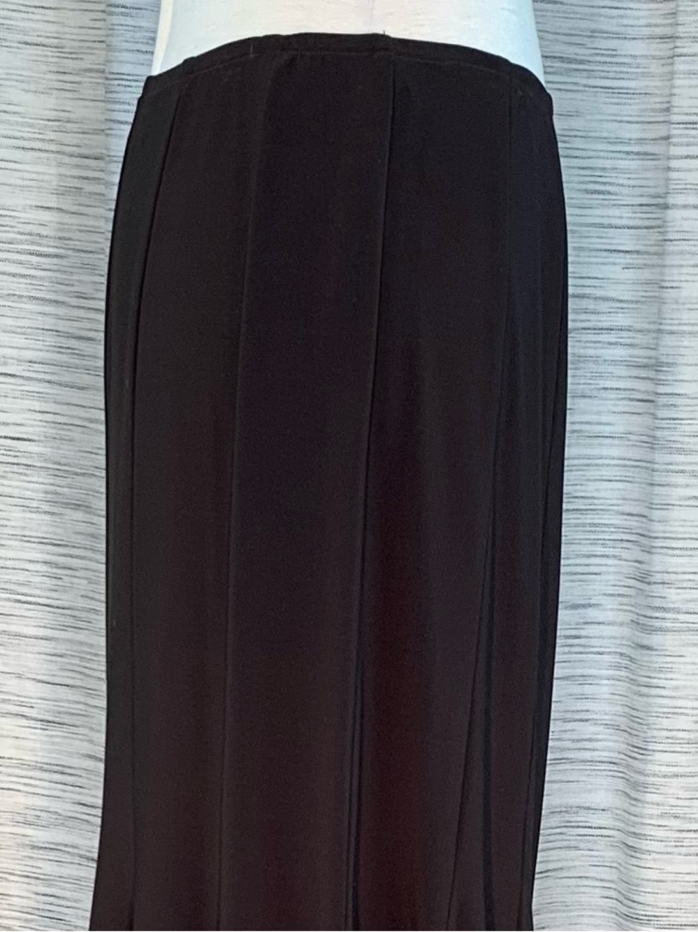 Joseph Ribkoff Dark Brown Maxi Skirt with Flared Hem - Picture 12 of 16